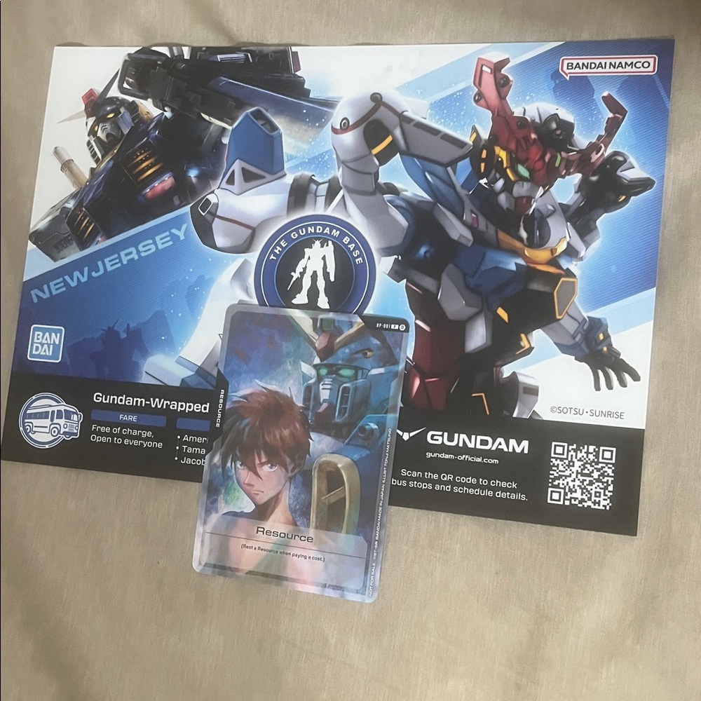 Gundam 30th/45th Anniversary bundle Totes,Inflatable,Poster,Model,Booklet,Card - Picture 7 of 14